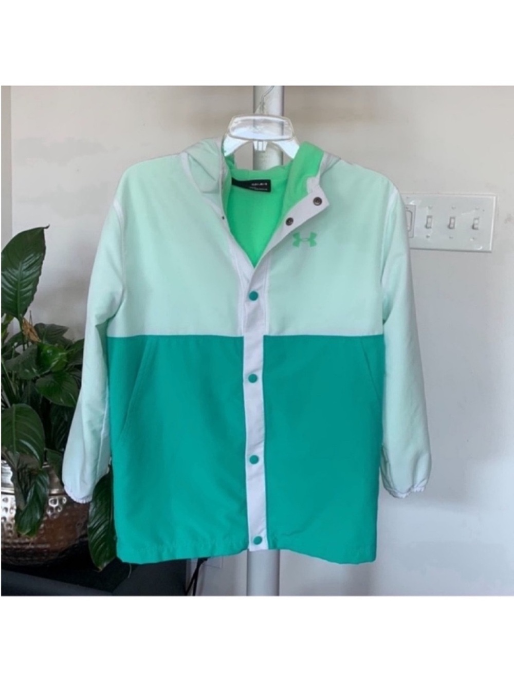 Under Armour Kids/youth/girls/Boys Fleece Hoodie Jacket/Sweatshirt Sz L ColdGear